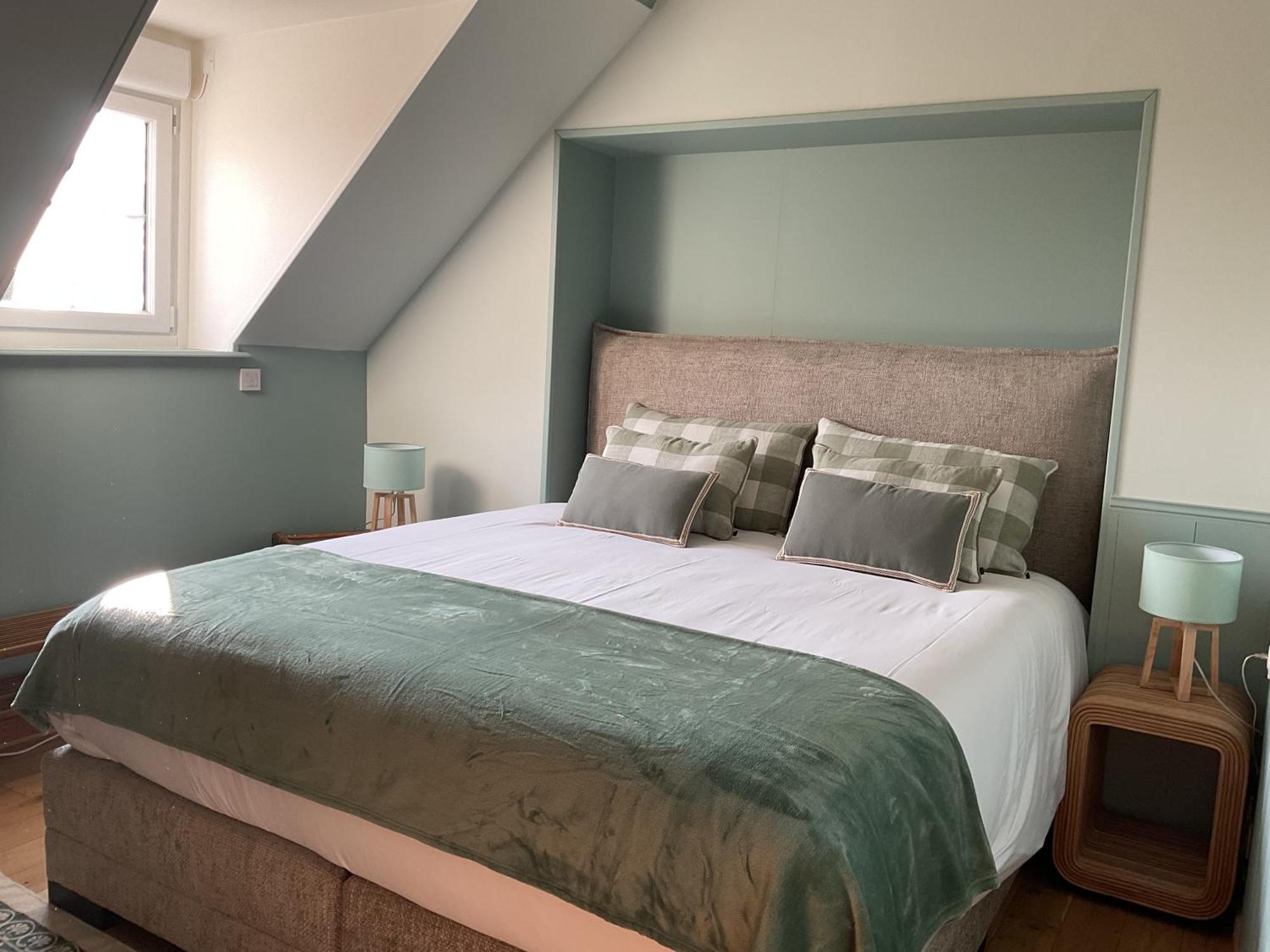 مبيت وإفطار تروفيي سور مير Manoir De La Croix-Sonnet الغرفة الصورة
